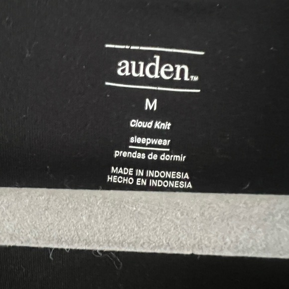 Auden Black Cloud Knit Nightgown Medium - Picture 4 of 6